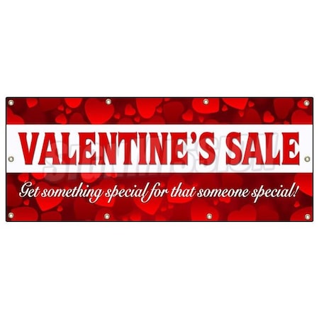 Signmission VALENTINES DAY SALE BANNER SIGN sale holiday valentine romantic love B-96 Valentines Day Sale